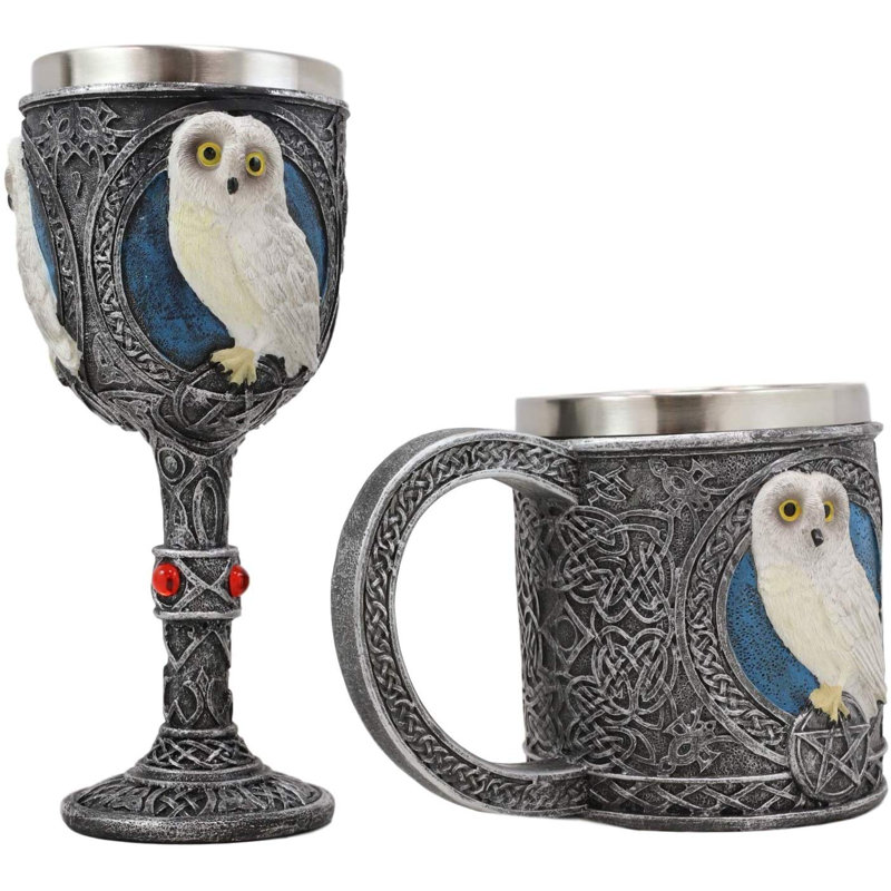 Ensemble de verres assortis en acier inoxydable 2 pièces Polkville