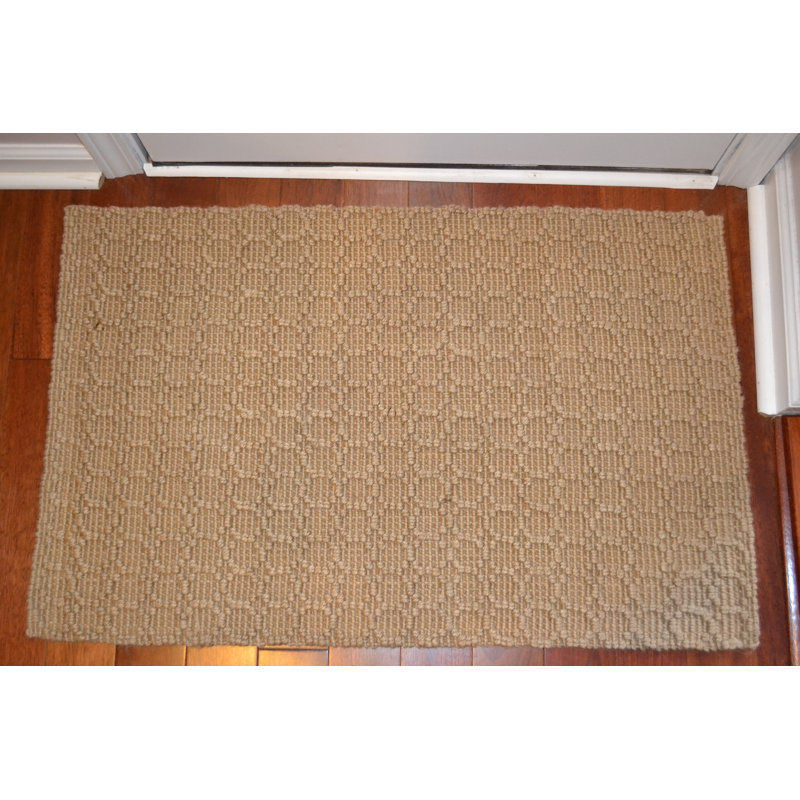 Tapis brun en jute à motif géométrique Mauch, Rectangle 6 pi x 9 pi