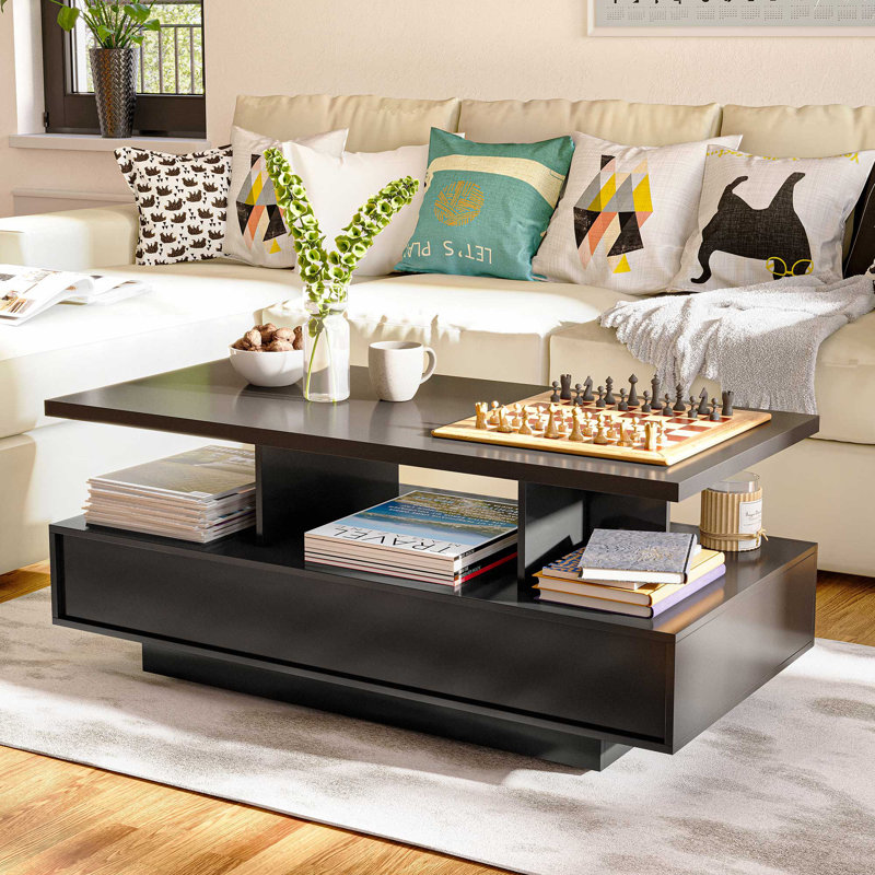 Modern LED Coffee Table with Remote & App Control