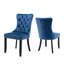 Chaise rembourrée en velours-318972212