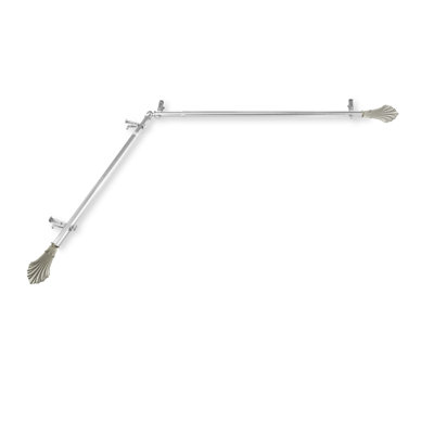 Etelvina Stainless Steel 0.75'' Single Curtain Rod