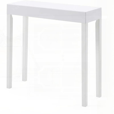 Modern Amy Console Table, Sofa Table, White