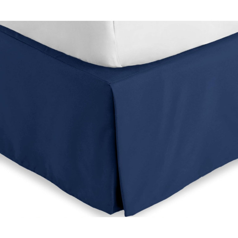 Jupe de lit en microfibre ultra-douce 15 pouces 15 pouces 1800, Dark Blue