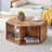 Hexagonal MDF Coffee Table, Characteristic Pattern Stickers-760790434