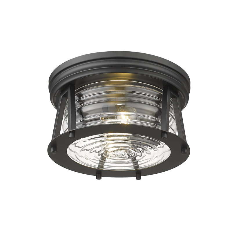 Plafonnier encastré 2 lumières Smithies, Noir mat