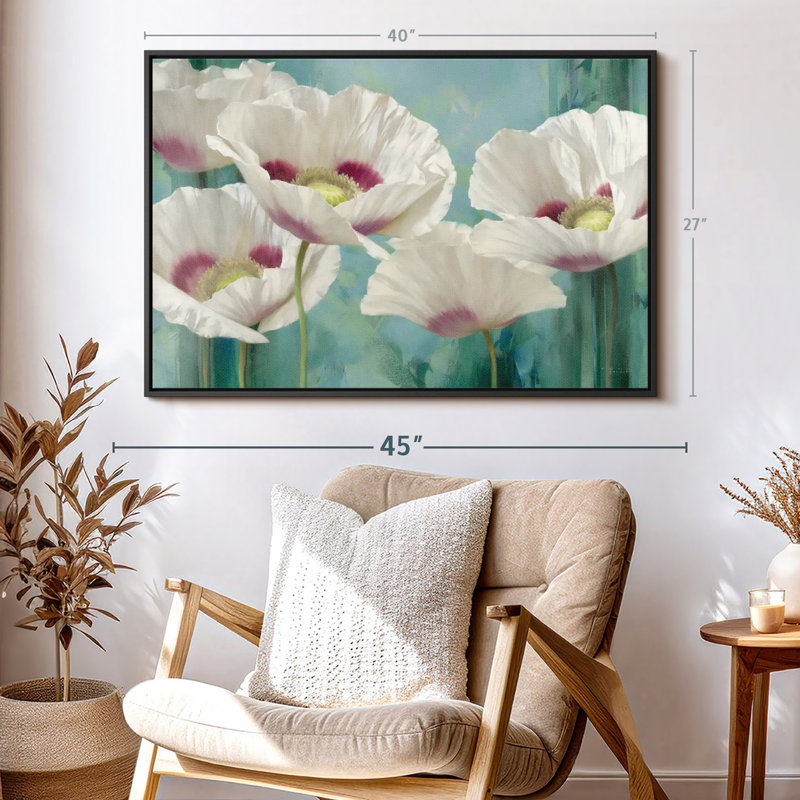 «Tasmanian Poppies II», reproduction sur toile, H 27 po x l 40 po