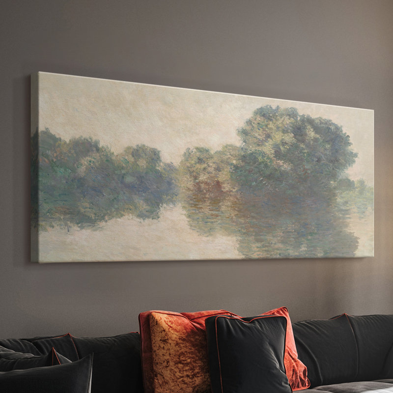 Série paysage - D III - Toile tendue avec châssis - Prêt à accrocher, H 16 po x l 40 po