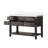 Grey Oak Single Bath Vanity 48 in. W x 22 in. D, with White Quartz Top-1793094108