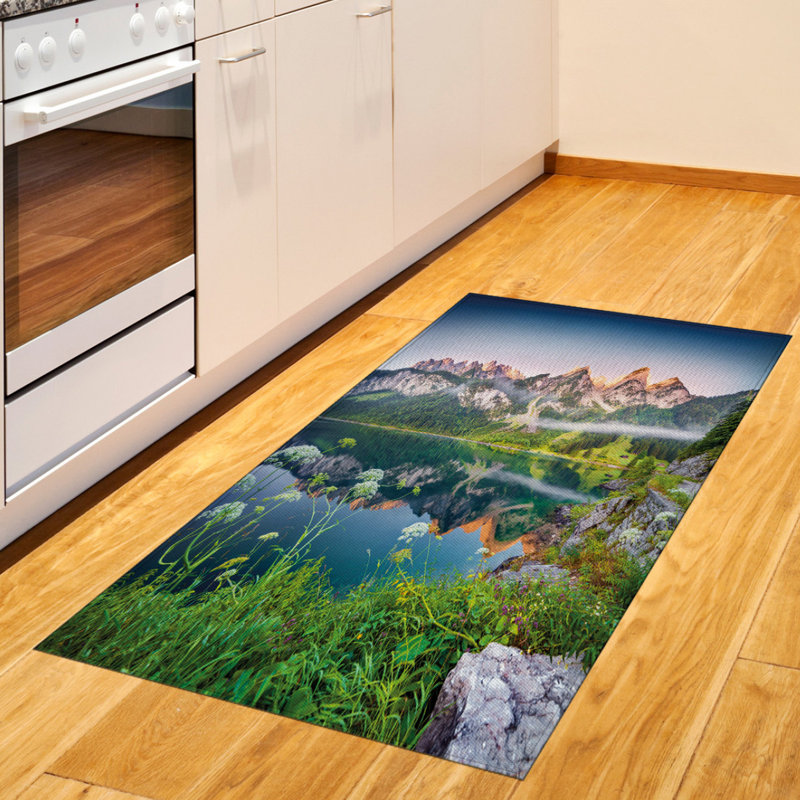 Nature High Density Long Fiber Poly Threads Decorative Area Rug Carpet, Rectangle 2'7" x 5'