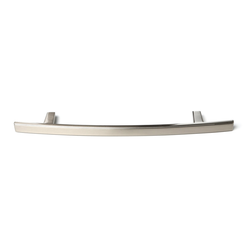 Poignée d'arche de centre à centre, 8", Nickel satiné