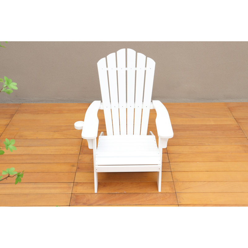 Pool Chair In White - , Strong, Cup Holder Feature Balcony Folding White,