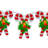 10-Count Candy Cane Christmas Light Set - 6ft White Wire