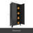 Shapely Doors Cabinet, Metal Storage Cabinet With Doors And Adjustable Shelves, For Bedroom, Living Room, Kitchen-109565067
