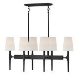 Beaumont 6 - Light Kitchen Island Linear Pendant