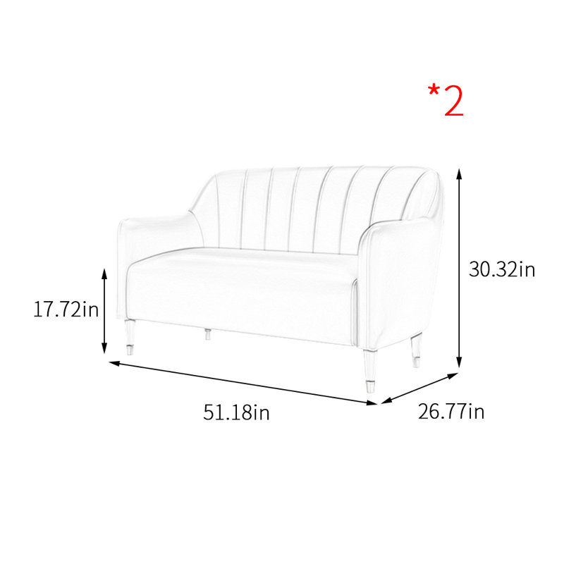 Banc rembourré en similicuir Light Luxury Cafe, Rose