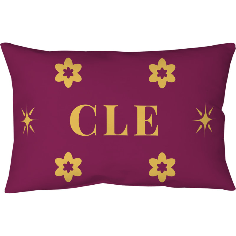 Oreiller Cleveland Basketball , Rouge or rouge Basketball Cleveland, 46,5 po x 29,55 po