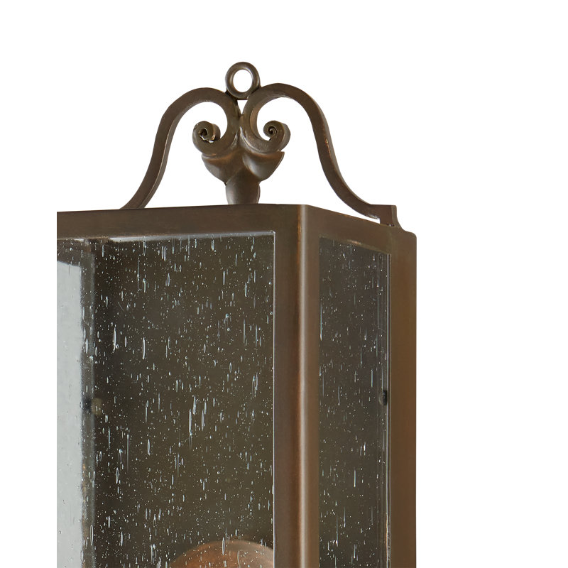 Plafonnier encastré vert-bronze à 1 lumière Wolverton