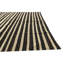 Tapis noir et crème 5x8 Pinkerton