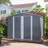 8 ft. W x 6 ft. D Metal Storage Shed