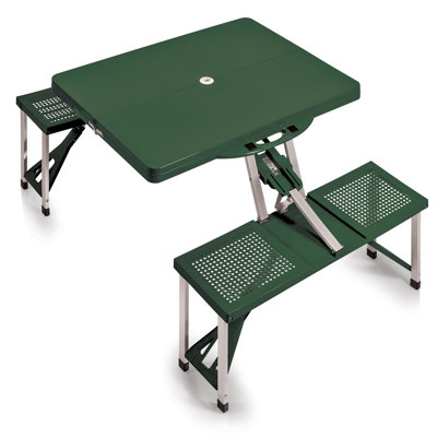 Fernando Outdoor Picnic and Camping Portable Table with Umbrella Hole