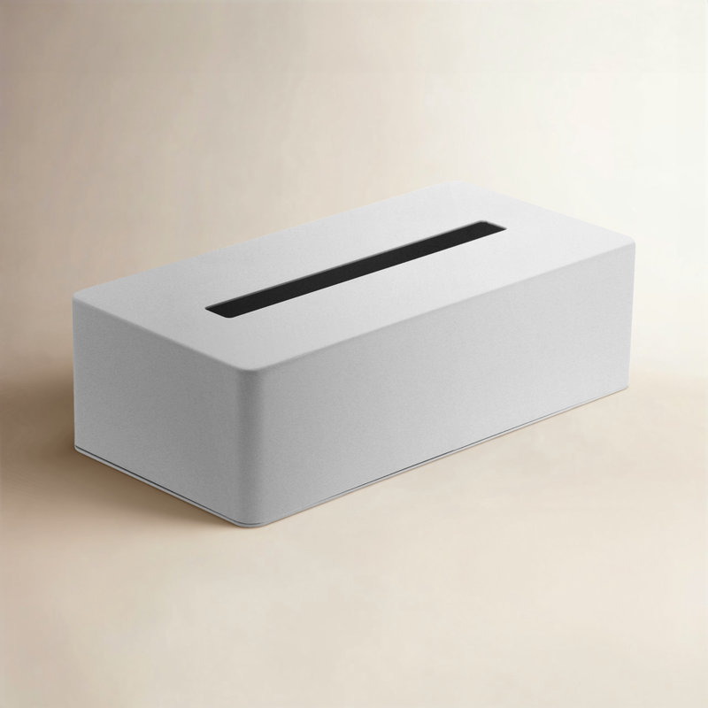 Housse pour boîte à mouchoirs Yamazaki Home, Blanc