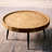 Retro Walnut Solid Wood Round Coffee Table