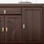 Buffet en bois massif de style simple