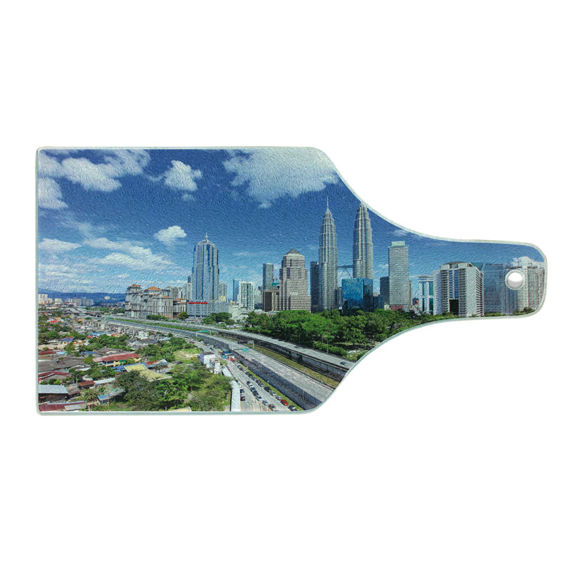 Planche à découper Ambesonne City Kuala Lumpur