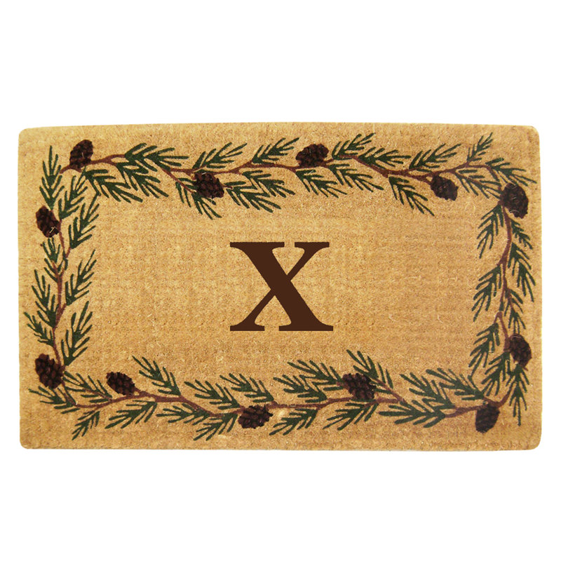 Tapis de porte antidérapant pour l'extérieur, L 30 po x L 48 po, X