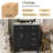 30" Modern Bathroom Vanity with Ceramic Sink, Compact Storage Cabinet with Soft-Close Doors & Drawers, Solid Wood Frame Vanity with Gold Zinc Alloy Handles-2018753523