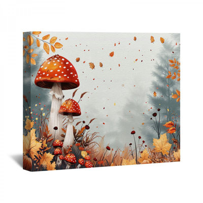Champignons, reproduction sur toile
