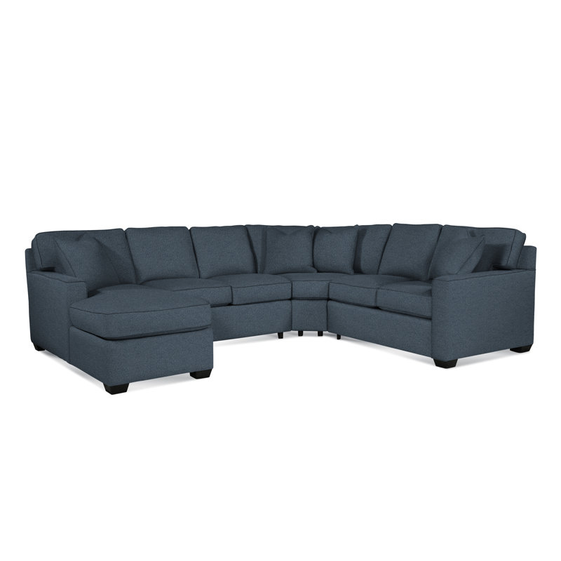 Easton Sectional, Black, Right Hand Facing, Basic Blue; 0317-63