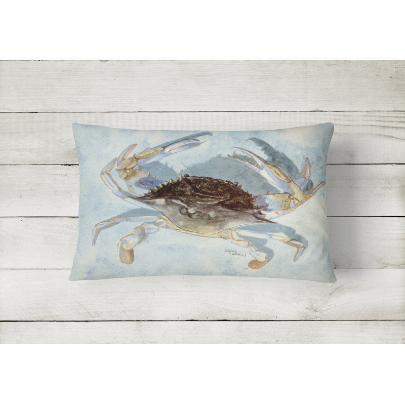 Coussin décoratif intérieur / extérieur Crab Blue Crab