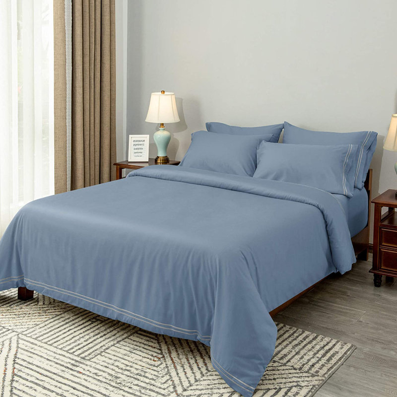 Cotton Blend, Califorlia King, Blue