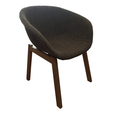 Chaise avec accoudoirs rembourrée Gilly