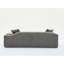 Boucle pour la maison, 3 places et 2 avec table de bout, confort luxueux gris foncé - revêtement moderne-1359304500