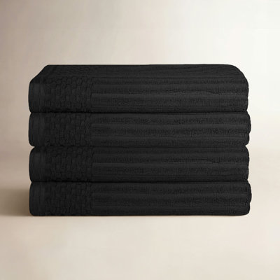 Ribbed Cotton Bath Towel