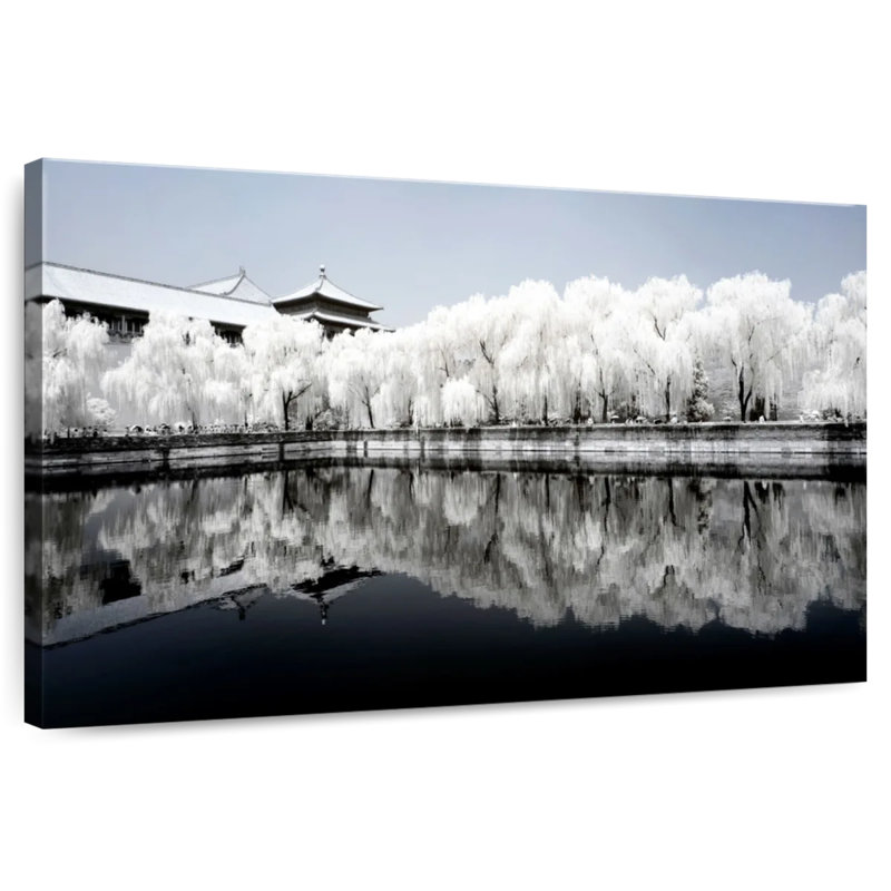 Sirci, Autre regard, Asie - Lac blanc, H 8 po x l 12 po