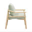 Fauteuil d'appoint en velours-261544429