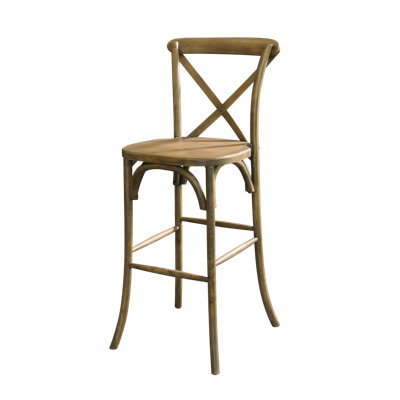 Lucca Solid Wood Counter Stool