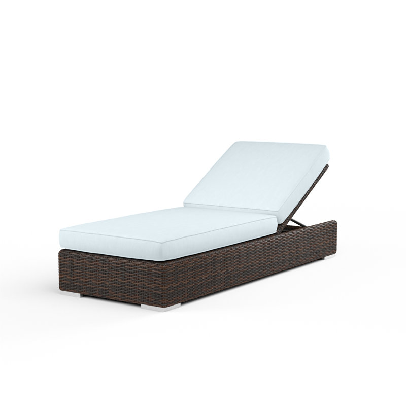 Outdoor Chaise Lounge , Sunbrella Cushion Included, Canvas Skyline Sunbrella®