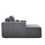 Méridienne moderne en velours côtelé, sans assemblage, moelleuse et confortable pour l'intérieur, gris nécessaire-1119957168