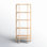 Peach Narrow Etagere Bookcase