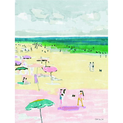 Beach Days 2 - peinture sur toile tendue