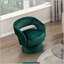 Fauteuil d'appoint pivotant de luxe moderne en velours de bois massif 1pc-1902652996