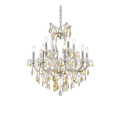 Lustre style bougie 19 lumières Stockard