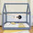 Full Upholstered Daybed with LED Light-1503821790