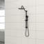 Système de douche 10 pouces avec pomme de douche à main 5 fonctions et barre coulissante 26,3 po
