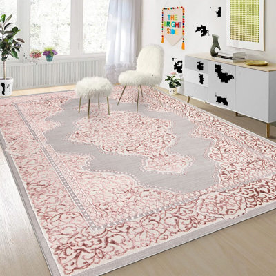 Brecklin Abstract Berber Area Rug