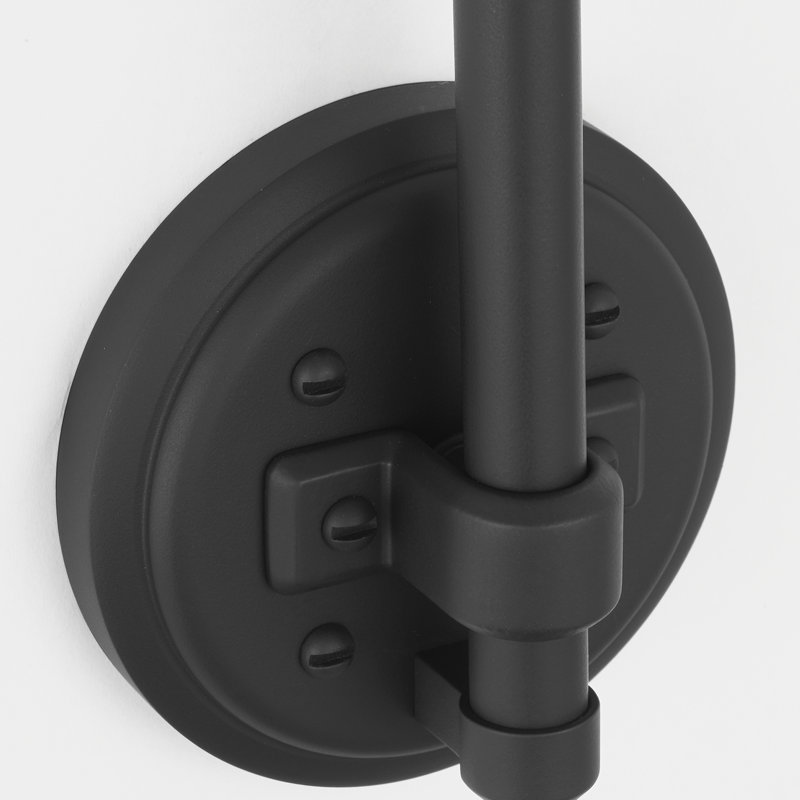 Thomas O'Brien 1 - Light Outdoor Barn Light, Green, Matte Black, 16.25" H x 14.5" W x 8" D